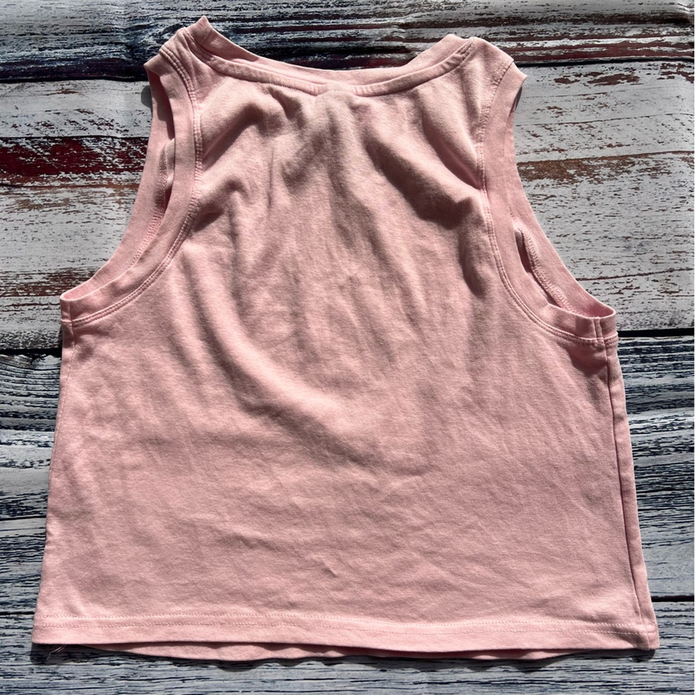 ✅ Urban Rebel Light Pink Sleeveless Women's Crop Tank Top EUC - Picture 6 of 6